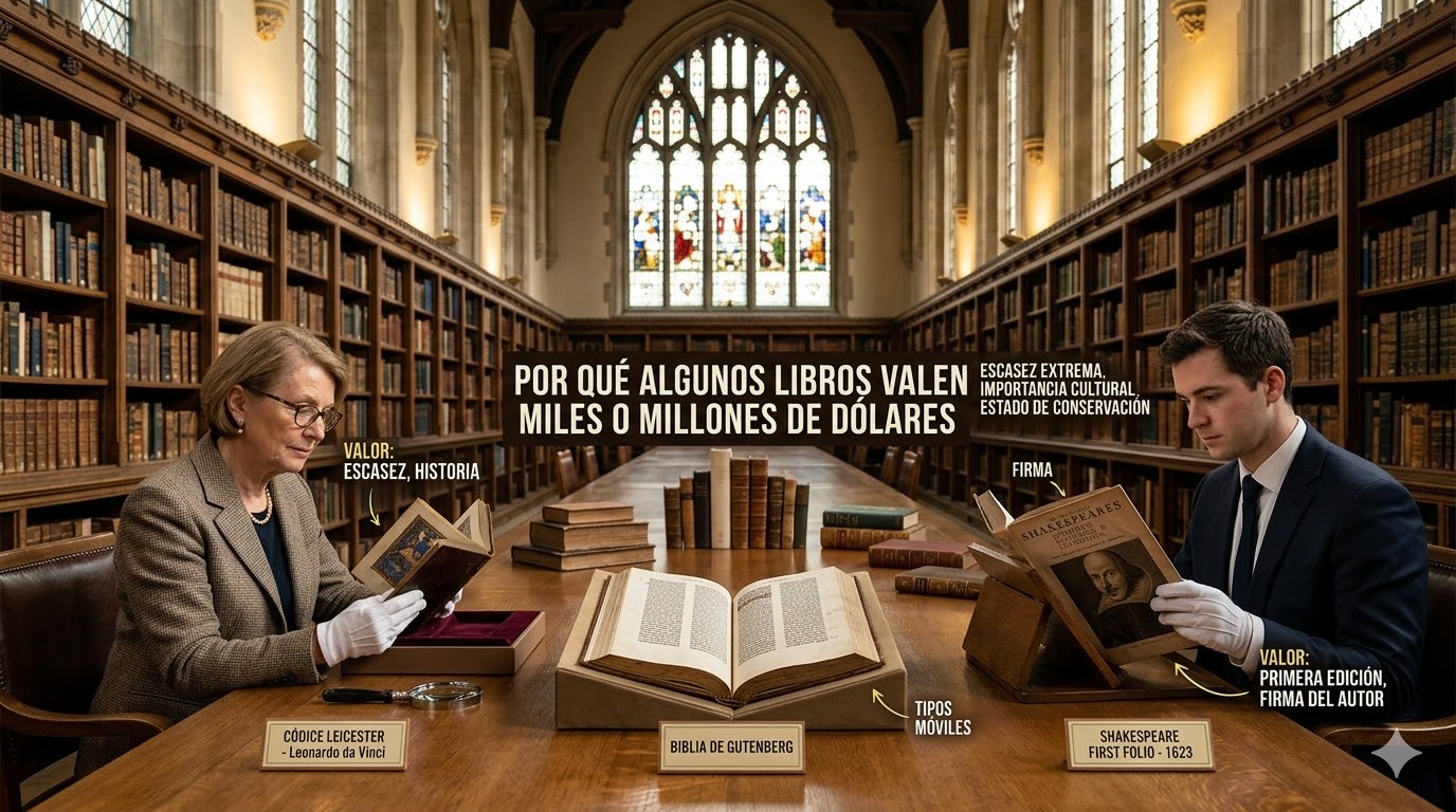 Libros que valen miles o millones de dólares